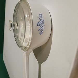 Vintage corningware saucepan with lid